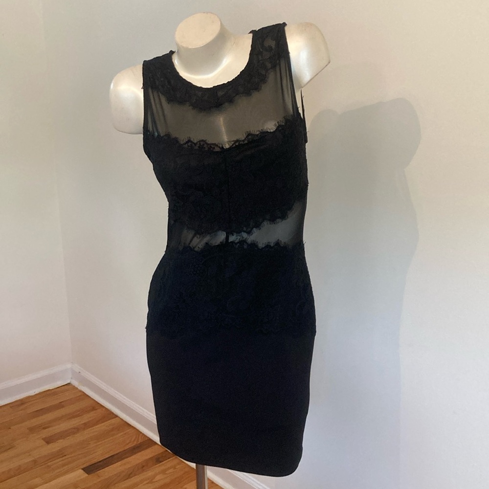 A Vec NEW Black Cocktail Dress Size Large